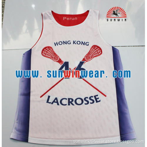 TopTie Men's Tank Top Reversible Mesh Lacrosse Jersey